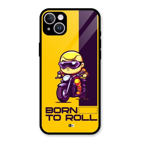 Born To Roll Glass Back Case for iPhone 14 Plus