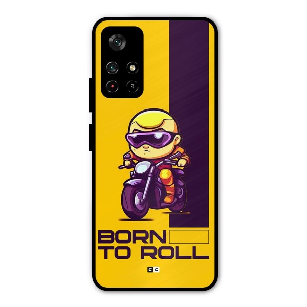 Born To Roll Metal Back Case for Poco M4 Pro 5G