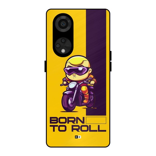 Born To Roll Metal Back Case for Reno8 T 5G