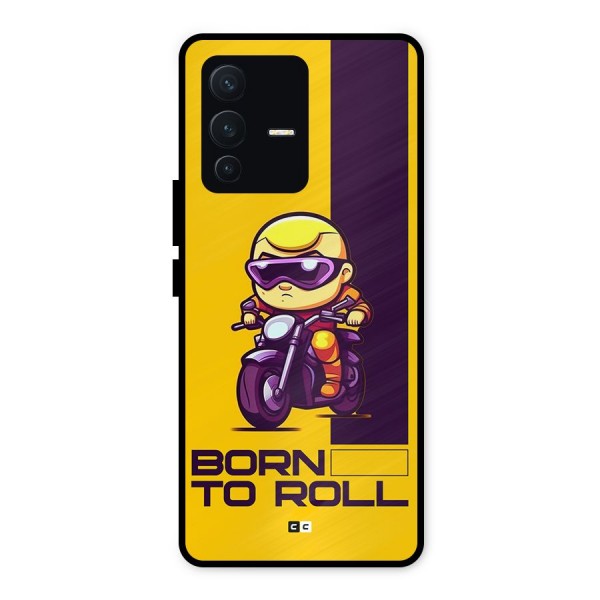 Born To Roll Metal Back Case for Vivo V23 5G