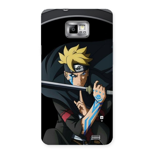 Boruto Uzumaki Stance Back Case for Galaxy S2