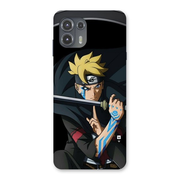 Boruto Uzumaki Stance Back Case for Motorola Edge 20 Fusion