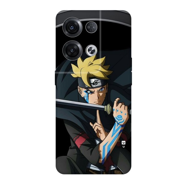 Boruto Uzumaki Stance Back Case for Oppo Reno8 Pro 5G