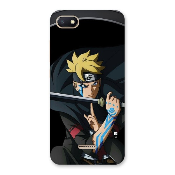 Boruto Uzumaki Stance Back Case for Redmi 6A