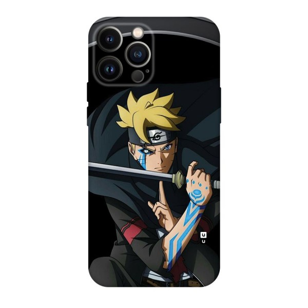 Boruto Uzumaki Stance Back Case for iPhone 13 Pro Max