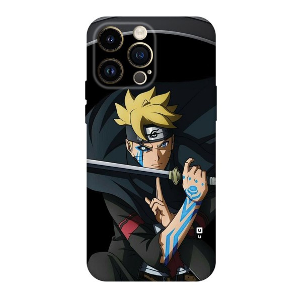 Boruto Uzumaki Stance Back Case for iPhone 14 Pro Max