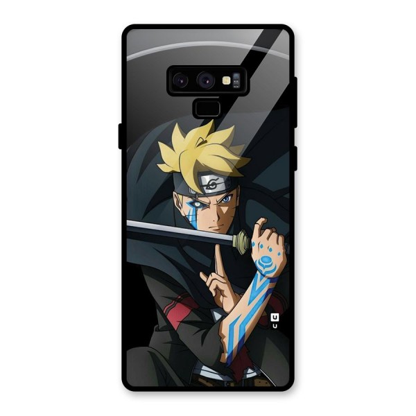 Boruto Uzumaki Stance Glass Back Case for Galaxy Note 9
