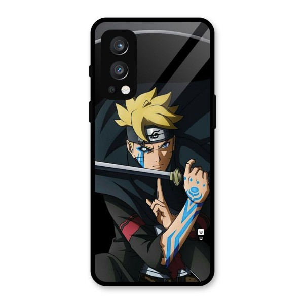 Boruto Uzumaki Stance Glass Back Case for OnePlus Nord 2 5G