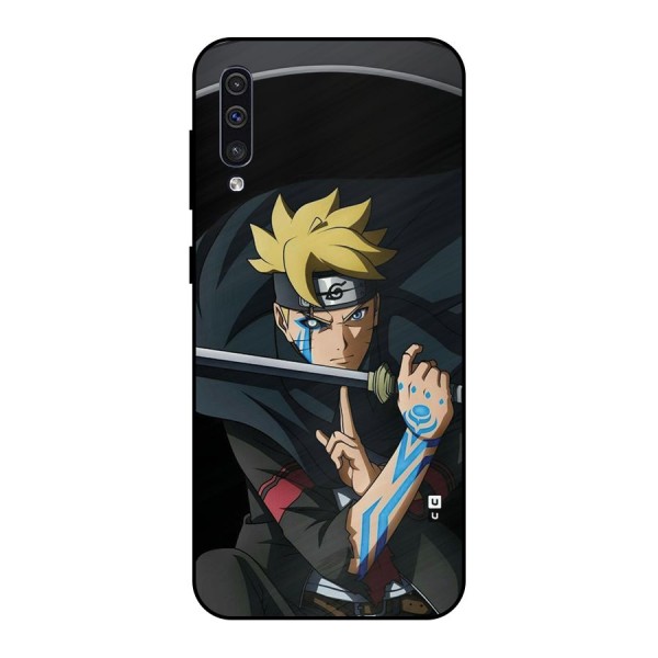 Boruto Uzumaki Stance Metal Back Case for Galaxy A30s