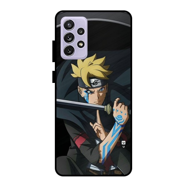 Boruto Uzumaki Stance Metal Back Case for Galaxy A72