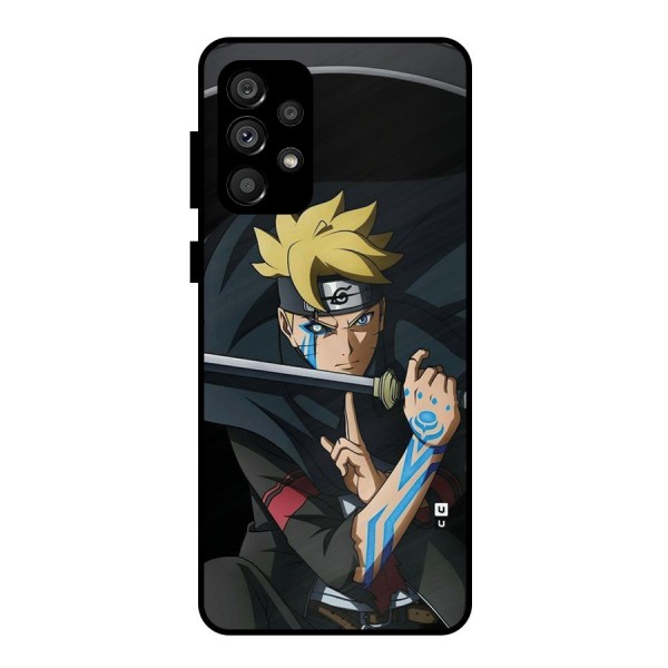 Boruto Uzumaki Stance Metal Back Case for Galaxy A73 5G
