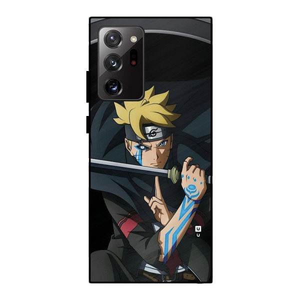 Boruto Uzumaki Stance Metal Back Case for Galaxy Note 20 Ultra