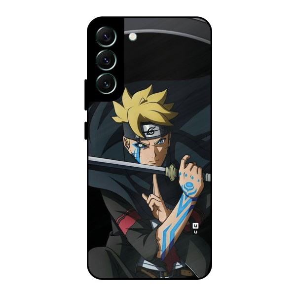 Boruto Uzumaki Stance Metal Back Case for Galaxy S22 Plus 5G