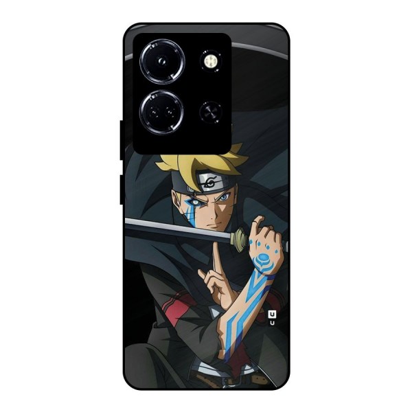 Boruto Uzumaki Stance Metal Back Case for Infinix Note 30 5G