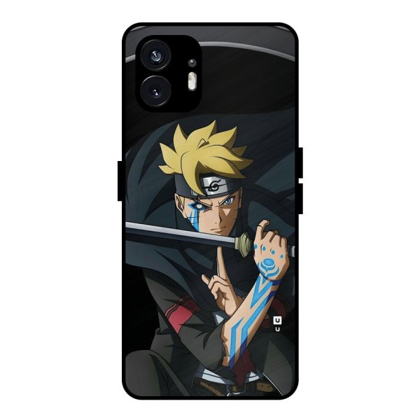 Boruto Uzumaki Stance Metal Back Case for Nothing Phone 2