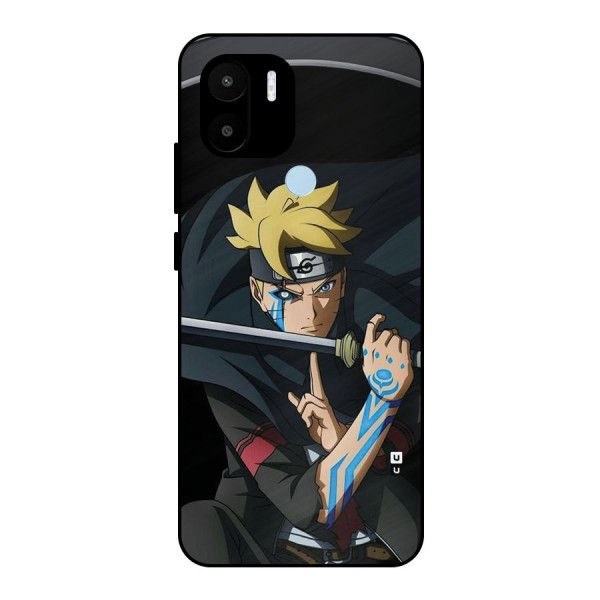 Boruto Uzumaki Stance Metal Back Case for Redmi A1 Plus