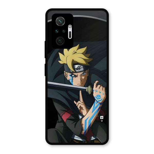 Boruto Uzumaki Stance Metal Back Case for Redmi Note 10 Pro