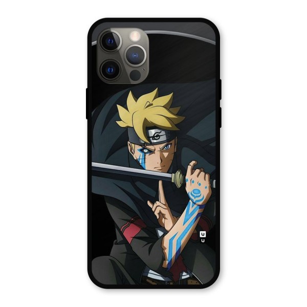 Boruto Uzumaki Stance Metal Back Case for iPhone 12 Pro