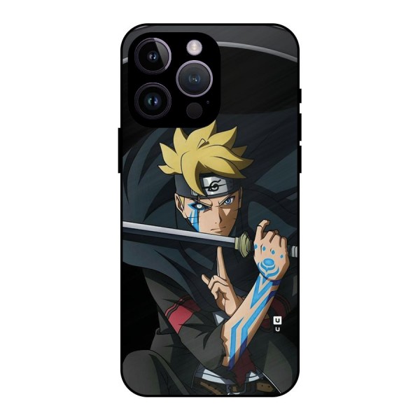 Boruto Uzumaki Stance Metal Back Case for iPhone 14 Pro Max