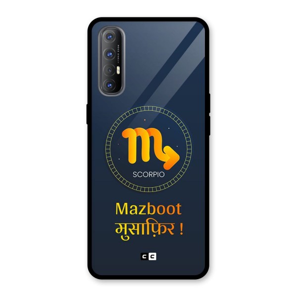 Brave Scorpio Glass Back Case for Oppo Reno3 Pro