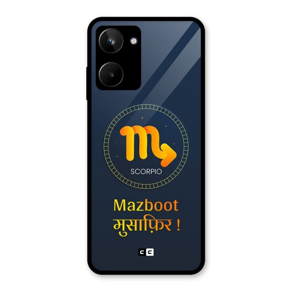 Brave Scorpio Glass Back Case for Realme 10