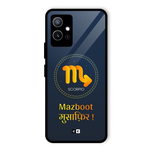 Brave Scorpio Glass Back Case for Vivo iQOO Z6