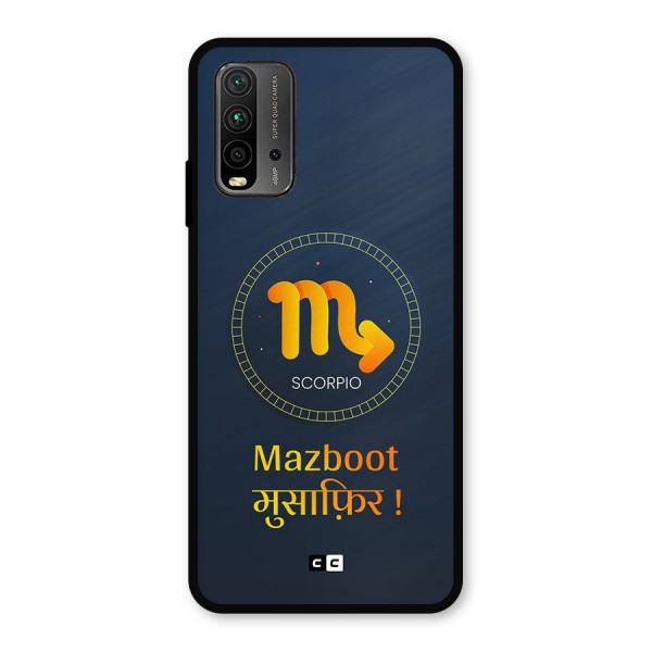 Brave Scorpio Metal Back Case for Redmi 9 Power