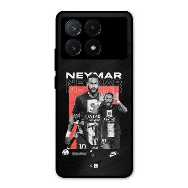 Brazilian Brilliance Metal Back Case for Poco X6 Pro