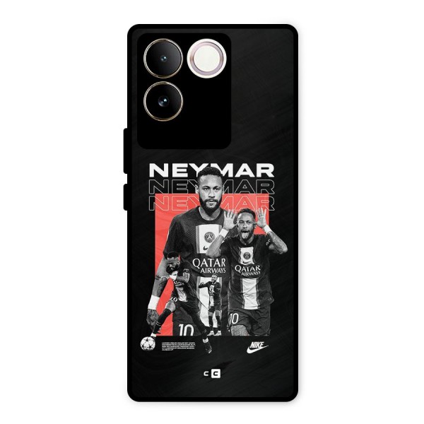 Brazilian Brilliance Metal Back Case for Vivo T2 Pro