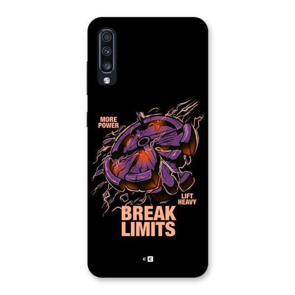 Break Limits Back Case for Galaxy A70