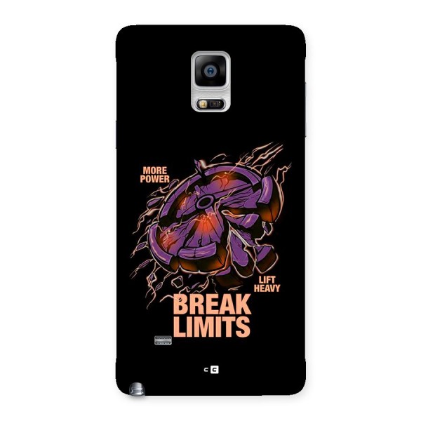 Break Limits Back Case for Galaxy Note 4