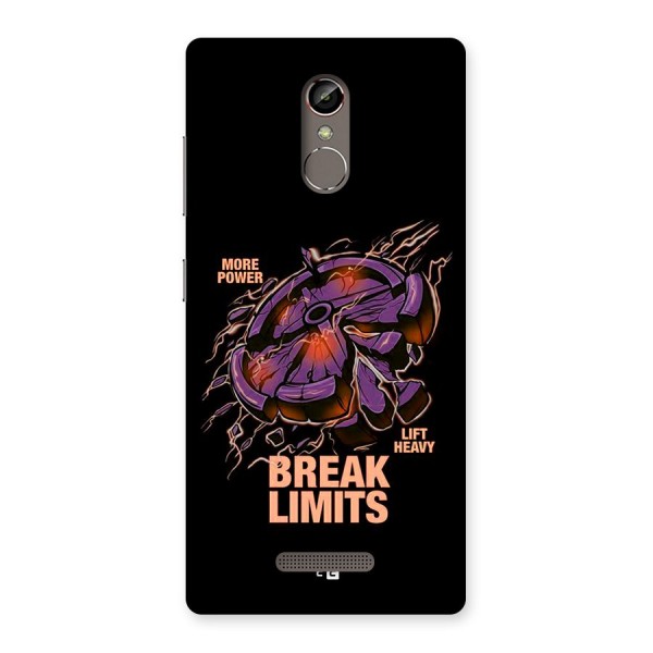 Break Limits Back Case for Gionee S6s