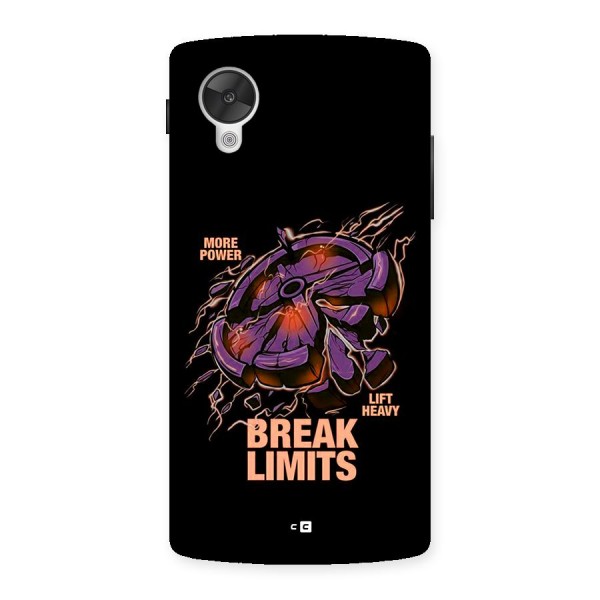Break Limits Back Case for Google Nexus 5