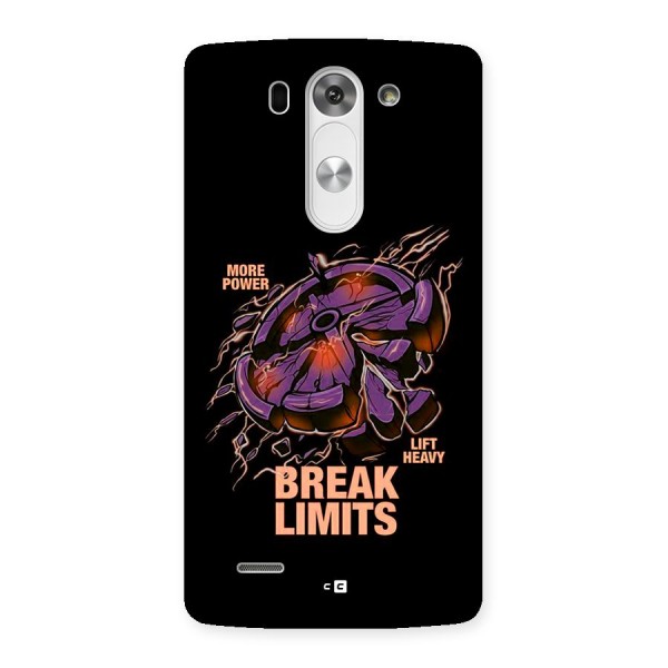 Break Limits Back Case for LG G3 Beat