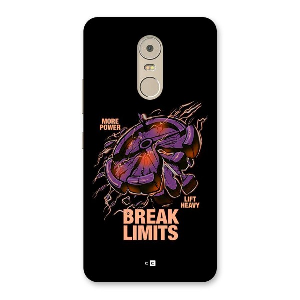 Break Limits Back Case for Lenovo K6 Note