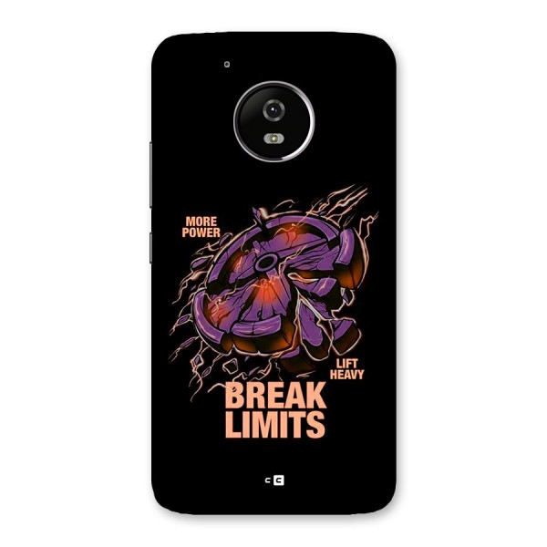 Break Limits Back Case for Moto G5
