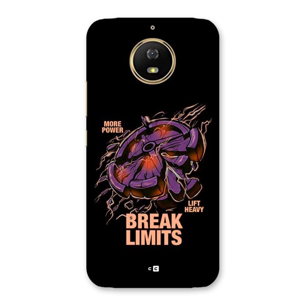 Break Limits Back Case for Moto G5s