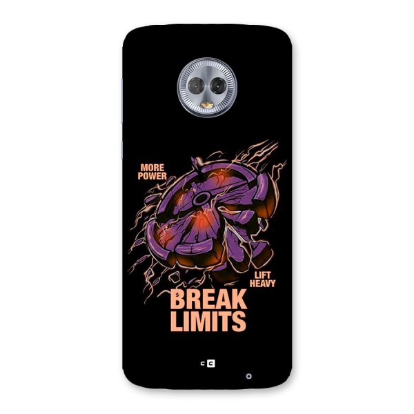 Break Limits Back Case for Moto G6 Plus