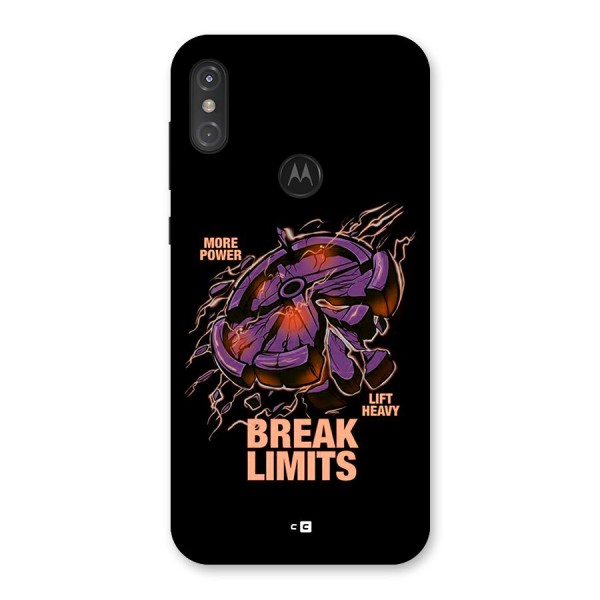 Break Limits Back Case for Motorola One Power