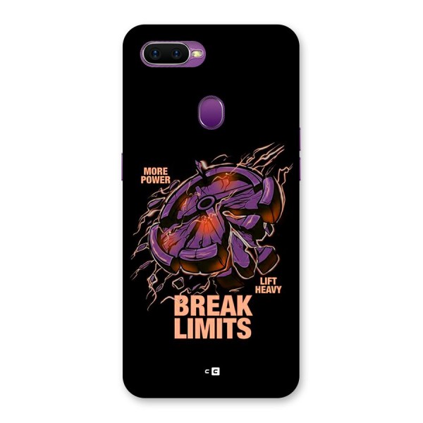 Break Limits Back Case for Oppo F9