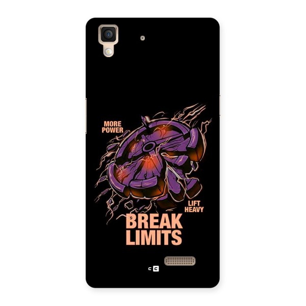 Break Limits Back Case for Oppo R7