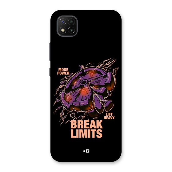 Break Limits Back Case for Poco C3