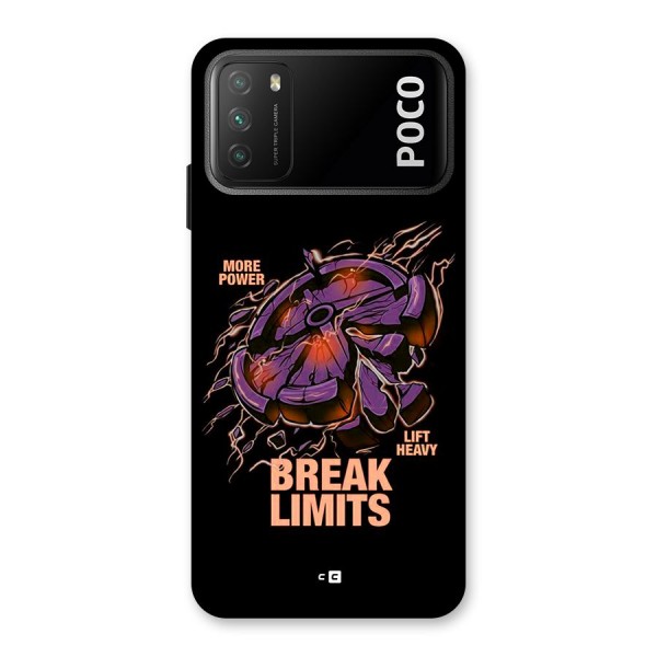 Break Limits Back Case for Poco M3