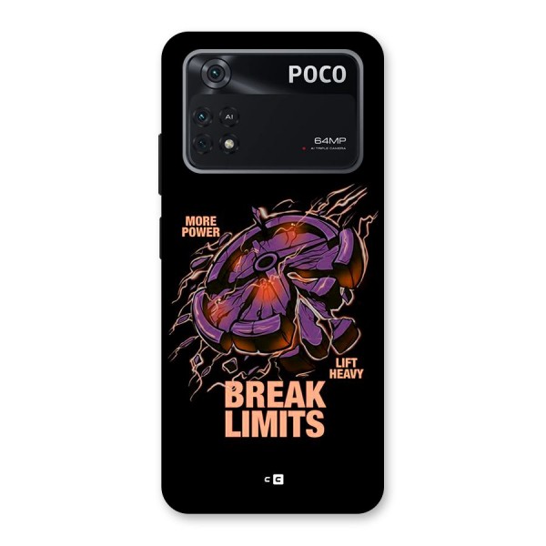 Break Limits Back Case for Poco M4 Pro 4G