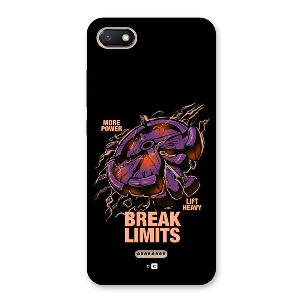 Break Limits Back Case for Redmi 6A