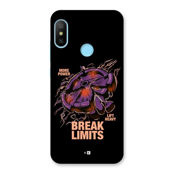 Break Limits Back Case for Redmi 6 Pro