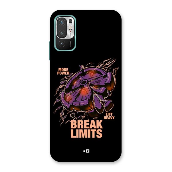 Break Limits Back Case for Redmi Note 10T 5G