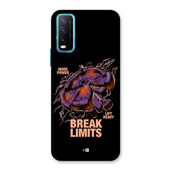 Break Limits Back Case for Vivo Y12s