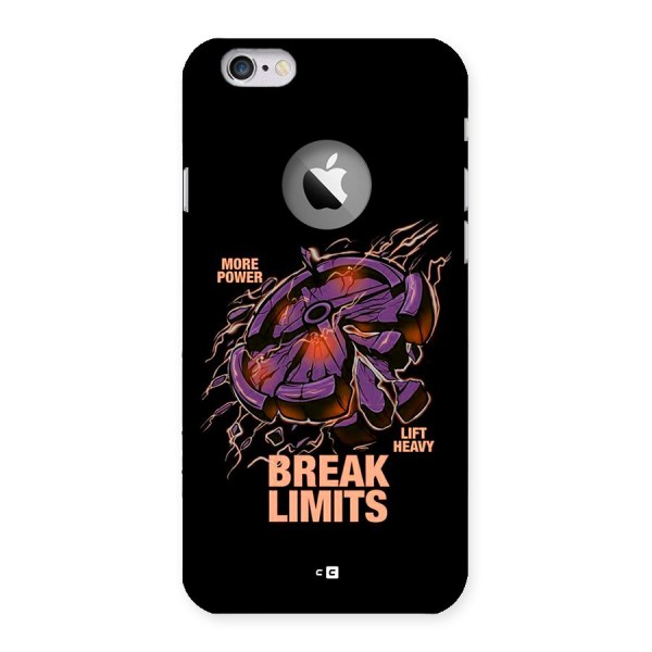 Break Limits Back Case for iPhone 6 Logo Cut