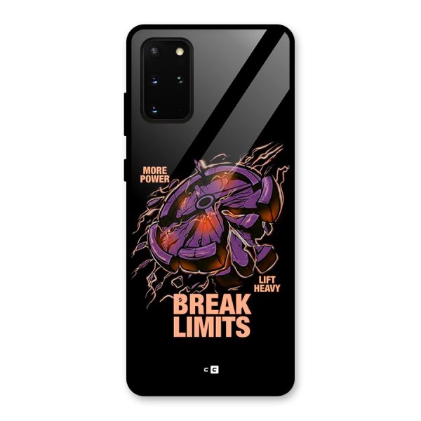 Break Limits Glass Back Case for Galaxy S20 Plus